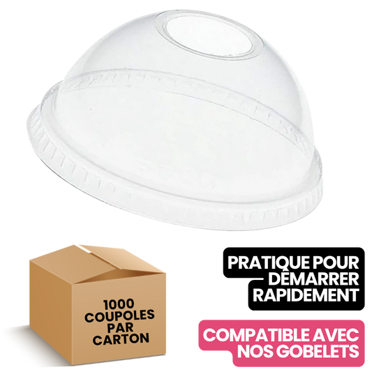 Dômes pour Gobelets Bubble Tea