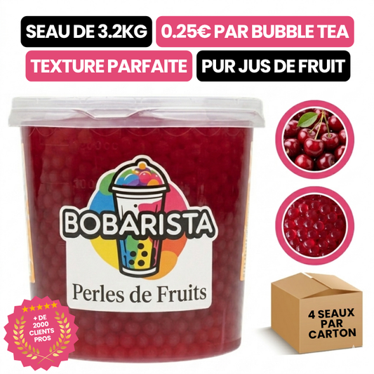 Popping Boba Cerise pour Bubble Tea