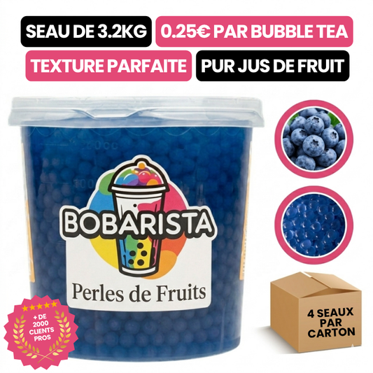 Popping Boba Myrtille pour Bubble Tea