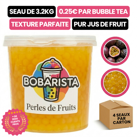 Popping Boba Passion pour Bubble Tea