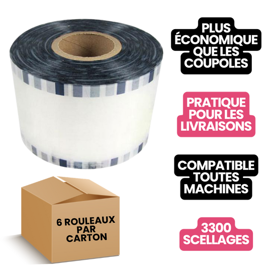Rouleau de Film à Sceller en Papier pour Bubble Tea