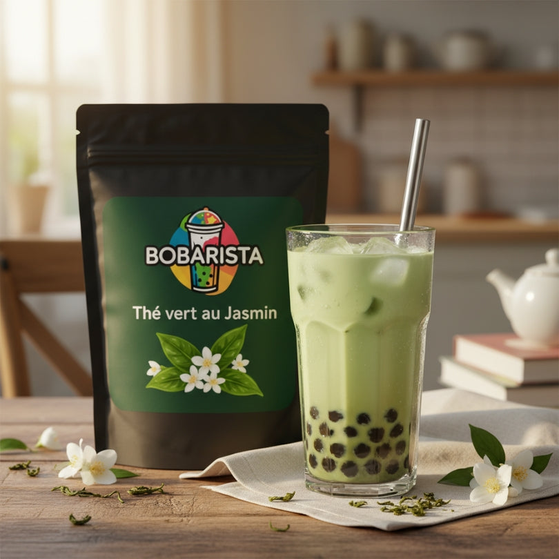 Thé Vert Jasmin Bobarista™ - Base Authentique pour Bubble Tea