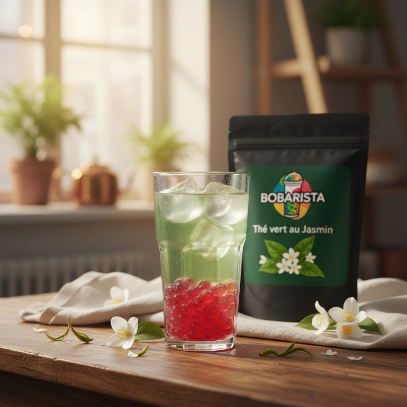 Thé Vert Jasmin Bobarista™ - Base Authentique pour Bubble Tea